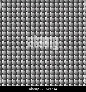 Fisch skaliert nahtlose Textur Vektor Hintergrund. Fisch schuppt nahtlose Textur Stock Vektor