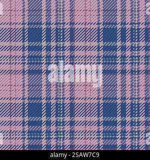 Nahtloses Muster aus schottenkaro. Wiederholbarer Hintergrund mit Check-Gewebe-Textur. Flacher Vektor Hintergrund mit gestreiftem Textildruck.. Nahtloses Muster aus schottenkaro. Wiederholbarer Hintergrund mit Check-Gewebe-Textur. Gestreifter Textildruck mit Vektorhintergrund. Stock Vektor