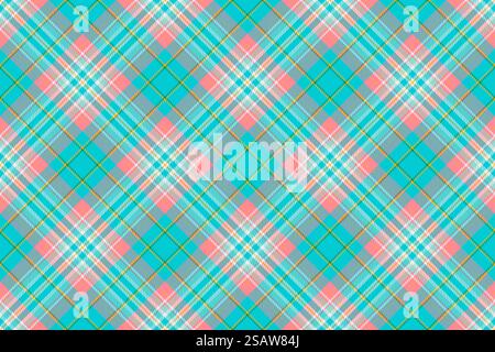 Tartan scotland nahtlose karierte Muster Vektor. Retro-Hintergrundmaterial. Vintage Karomuster Farbe quadratische geometrische Textur für Textildruck, Geschenkpapier, Geschenkkarte, Tapete flaches Design. Tartan scotland nahtlose karierte Muster Vektor. Retro-Hintergrundmaterial. Quadratische geometrische Textur in Vintage-Karomuster. Stock Vektor