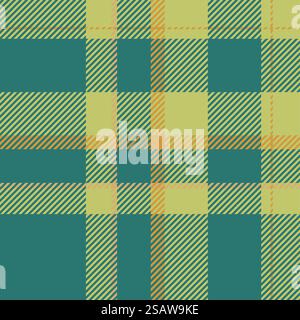 Tartan scotland nahtlose karierte Muster Vektor. Retro-Hintergrundmaterial. Vintage Karomuster Farbe quadratische geometrische Textur für Textildruck, Geschenkpapier, Geschenkkarte, Tapete flaches Design. Tartan scotland nahtlose karierte Muster Vektor. Retro-Hintergrundmaterial. Quadratische geometrische Textur in Vintage-Karomuster. Stock Vektor