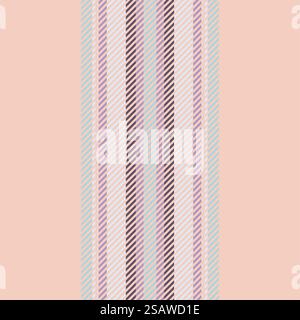 Streifen Muster Vektor. Gestreiften Hintergrund. Stripe nahtlose Textur Gewebe. Geometrische Linien design Textil. Stock Vektor