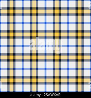 Textil Textur Hintergrund des karierten nahtlosen Check mit einem Vektorgewebe Tartanmuster in Bernstein und Pastellfarben. Textil Textur Hintergrund des karierten nahtlosen Check mit einem Vektorgewebe Schottenmuster. Stock Vektor
