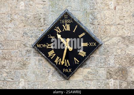 Whitgift Church Clock; Yorkshire; Großbritannien Stockfoto