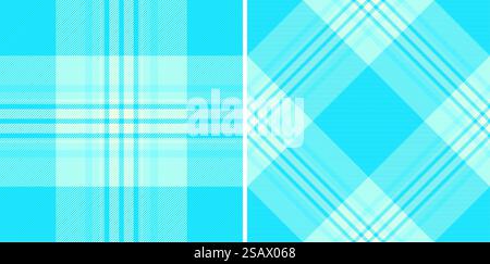 Muster Textur Check von Vektor nahtlose Gewebe mit einem Tartan Textil karierten Hintergrund in populären Farben. Muster-Textur-Check des nahtlosen Vektorgewebes mit einem Schottenmuster-Textil-karierten Hintergrund. Stock Vektor