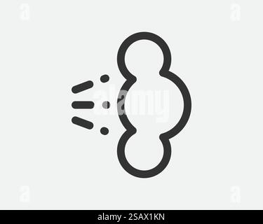 Spray-Symbol des Aerosols oder der Airbrush für Wasser-Gasdüsen-Dampf, Parfüm-Deodorant, Graffiti-Kunstfarbe. Zeichen Duschtropfen, Desinfektion, Reinigung... Spray-Symbol für Aerosol oder Airbrush für Wasser-Gasdüsen-Dampf, Parfüm-Deodorant, Graffiti-Farbe. Zeichen Duschtropfen, Desinfektion, Reinigung. Stock Vektor