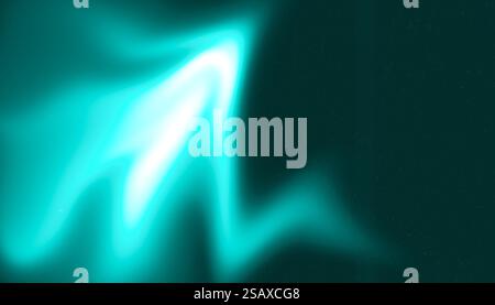 Abstrakter rauschender dunkler cyanfarbener, körniger Verlaufshintergrund. Verschwommenes Hintergrundbild für Banner, Poster, Website-Header und Präsentation. Stockfoto