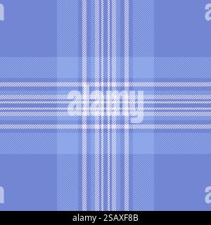 Brasilien Muster Stoff Vektor, Gewebe nahtlose Textur Textil. Einladungs-Check-Schottenhintergrund-Plaid in blauen und hellen Farben. Mustergewebe Vektor des nahtlosen Textils mit einem Karo-Schotten-Hintergrund-Plaid. Stock Vektor