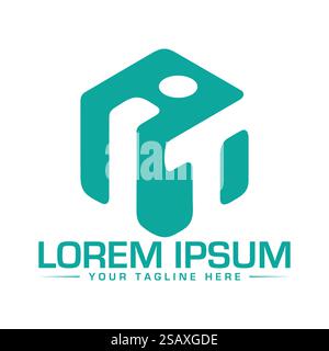 IT-Logodesign Stock Vektor