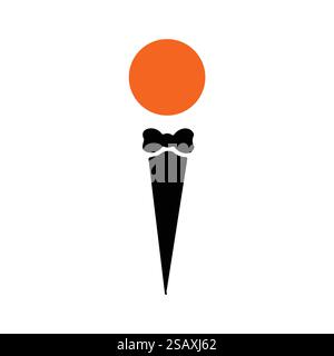 I Logo-Design mit Buchstaben Stock Vektor