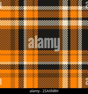 Mode Vektor Hintergrund kariert, rustikale Textur Tartan nahtlos. Textilmuster mit Einladungskarosserie in Schwarz und leuchtenden Farben. Mode Vektor Hintergrund kariert, rustikale Textur Tartan nahtlos. Textil mit Einladungs-Karomuster in Schwarz und hellen Farben. Stock Vektor