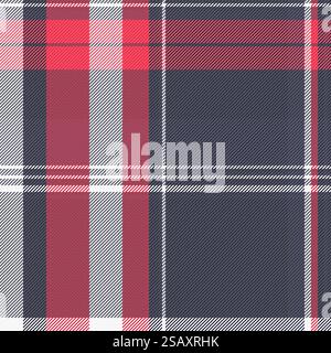 Schottentextil Check der Vektortextur mit einem Muster Hintergrund Plaid nahtlos in Pastellfarben und dunklen Farben. Schottenstoff-Check der Vektorgewebe-Textur mit einem Muster Hintergrund-Plaid nahtlos. Stock Vektor