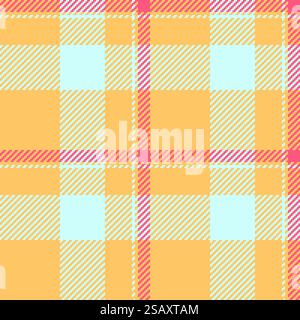 Schottischer Hintergrund Schottenkaros, Kreuznahtloser Textilvektor. Tiefes Stoffmuster mit Karomuster in braunen und hellen Farben. Hintergrund-Schottencheck des nahtlosen Textilvektors mit einer Stoffmuster-Plaid-Textur. Stock Vektor