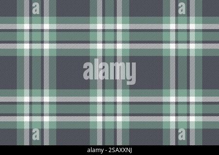 Entzückendes Schottenmuster, nahtloses Scrapbook-Check-Gewebe. Kind Hintergrund Vektor Muster Plaid in Pastellfarben und dunkle Farben Palette. Stock Vektor