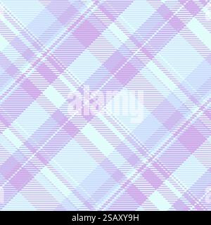 Hounds Zahnkarierung, nahtloser Textil-Schottenkaro. Wunderschöne Hintergrundmuster Stoffvektor in heller und heller Cyan Farbe. Stock Vektor