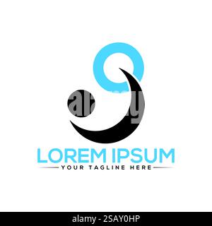 I Logodesign Stock Vektor