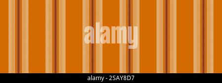 Mexiko Vektorlinien Muster, Fall Textilstreifengewebe. Männliche Textur vertikaler nahtloser Hintergrund in Orange und heller Farbe. Stock Vektor