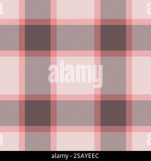 Karomuster mit Karomuster und nahtlosem IDEA-Textilgewebe. Thanksgiving Textur Vektor Muster Hintergrund in hellen und pastellfarbenen Farben Palette. Stock Vektor