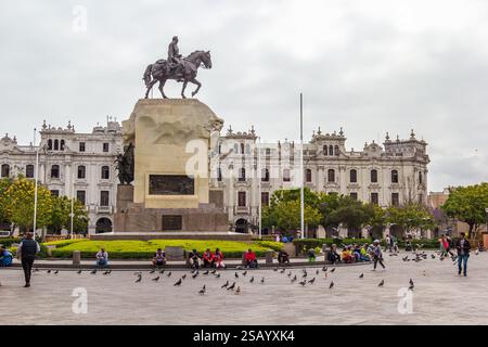 San Martin Square - Lima, Peru Stockfoto