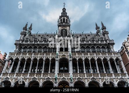 Brüssel, Belgien - 10 25 2018 Fassade des Museums der Stadt Brüssel am Grande Place Stockfoto