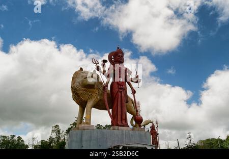 MAA Durga Statue, Grand bassin, Mauritius Stockfoto