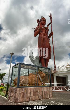 Mangal Mahadev Statue, Grand bassin, Mauritius Stockfoto
