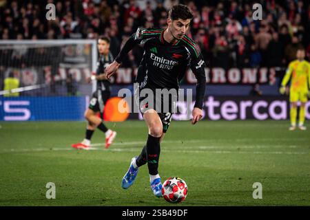 Girona, Espagne. Januar 2025. Kai HAVERTZ von Arsenal während der UEFA Champions League, League Phase MD8 Fußballspiel zwischen Girona FC und Arsenal FC am 29. Januar 2025 in Estadi Montilivi in Girona, Spanien - Foto Matthieu Mirville (Joma Garcia)/DPPI Credit: DPPI Media/Alamy Live News Stockfoto