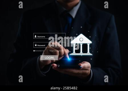 Banking Digital Marketing and Payments Finance Technology Market Business Solutions Global Internet Network and Security Online Shopping Global Stockfoto