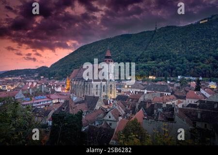 Foto der Altstadt von Brasov, Rumänien. Aufgenommen am 13. oktober 2024. Stockfoto