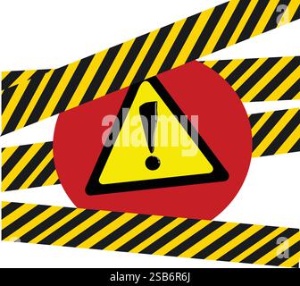 Warnung Wegen Betrugsbetrug Stock Vektor