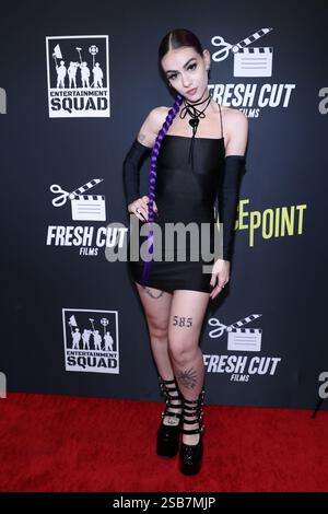 Los Angeles, Kalifornien, USA. 30. Januar 2025. Sängerin Aviella besucht die Los Angeles Premiere von „Grace Point“ im Regal Cinemas L.A. Live in Los Angeles, Kalifornien. Quelle: Sheri Determan Stockfoto