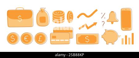 Business Infografik Icons - Vektorgrafiken Stock Vektor