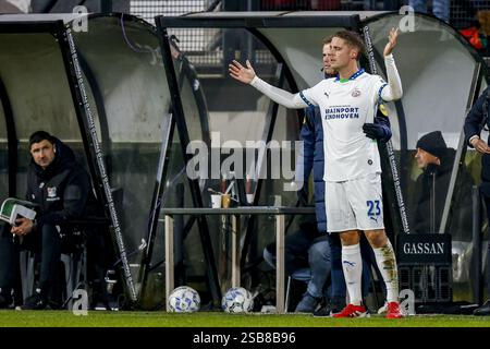 NIJMEGEN, 01-02-2025, Goffert Stadium, Fußball, niederländische eredivisie, Staffel 2024/2025, PSV-Spieler Joey Veerman während des Spiels NEC - PSV. Beschreibung: Pro Shots/Alamy Live News Stockfoto