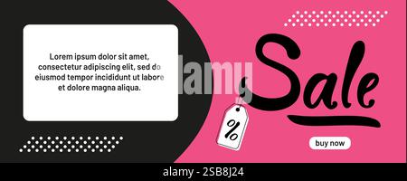 Sonderrabatt-Veranstaltung mit lebendigem Werbedesign in modernem Stil Stock Vektor
