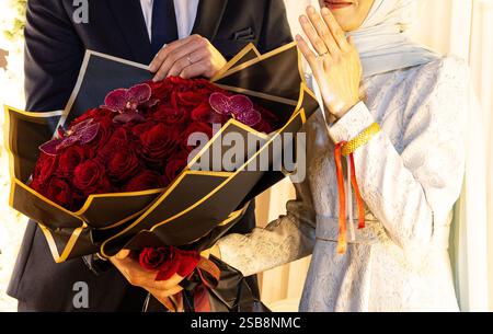 islamisches Engagement und traditionelles Versprechen Stockfoto
