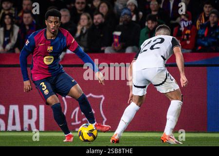 Barcelona, Espagne. Januar 2025. Alejandro BALDE aus Barcelona während des spanischen Meisterschaftsspiels La Liga zwischen FC Barcelona und Valencia CF am 26. Januar 2025 im Estadi Olimpic Lluis Companys in Barcelona, Spanien - Foto Matthieu Mirville (Joma Garcia)/DPPI Credit: DPPI Media/Alamy Live News Stockfoto