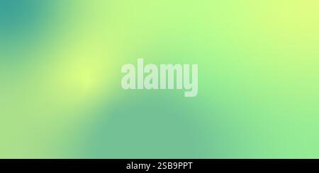 Weicher Hintergrund mit Farbverlauf in Grün- und Blautönen für kreative Designs Stock Vektor