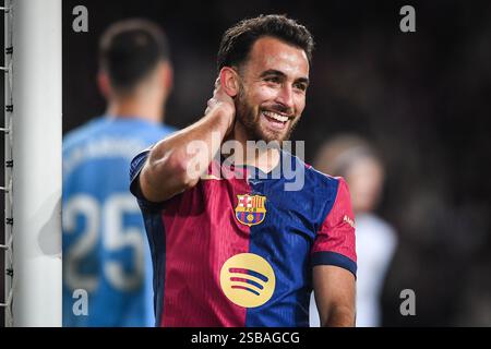 Barcelona, Espagne. Januar 2025. Eric GARCIA aus Barcelona während des spanischen Meisterschaftsspiels La Liga zwischen FC Barcelona und Valencia CF am 26. Januar 2025 im Estadi Olimpic Lluis Companys in Barcelona, Spanien - Foto Matthieu Mirville (Sergio Ros)/DPPI Credit: DPPI Media/Alamy Live News Stockfoto