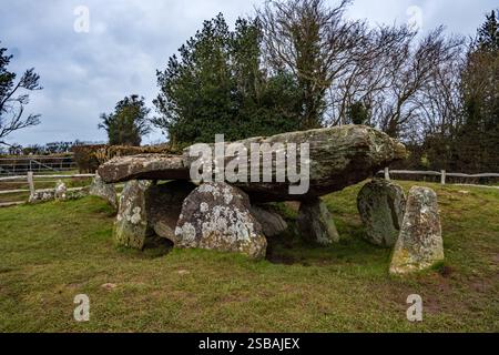 Arthur's Stone, Herefordshire. Stockfoto