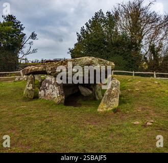 Arthur's Stone, Herefordshire. Stockfoto