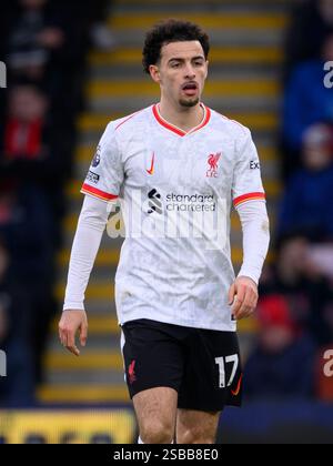 Bournemouth, Großbritannien. Februar 2025. Bournemouth Bournemouth, England, 1. Februar 2025: Curtis Jones aus Liverpool während des Premier League-Fußballspiels zwischen Bournemouth und Liverpool im Vitality Stadium in Bournemouth, England. (David Horton/SPP) (David Horton/SPP) Credit: SPP Sport Press Photo. /Alamy Live News Stockfoto