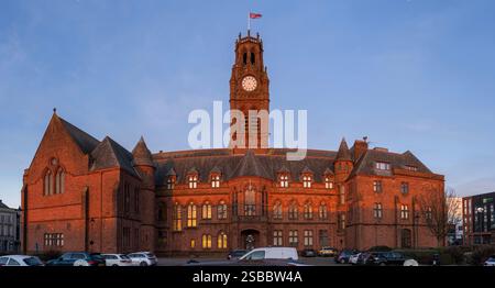 Das Rathaus in Barrow-in-Furness, Cumbria, Großbritannien Stockfoto