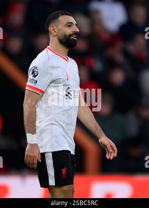 Bournemouth, Großbritannien. Februar 2025. Bournemouth Bournemouth, England, 1. Februar 2025: Liverpool's Mohamed Salah während des Premier League-Fußballspiels zwischen Bournemouth und Liverpool im Vitality Stadium in Bournemouth, England. (David Horton/SPP) (David Horton/SPP) Credit: SPP Sport Press Photo. /Alamy Live News Stockfoto