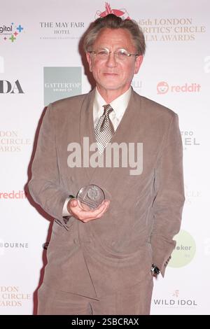 Daniel Craig, Gewinner des Dilys Powell Award for Excellence in Film, im Zimmer des Preisträgers der London Critics' Circle Film Awards im May Fair Hotel in London. Bilddatum: Sonntag, 2. Februar 2025. Stockfoto