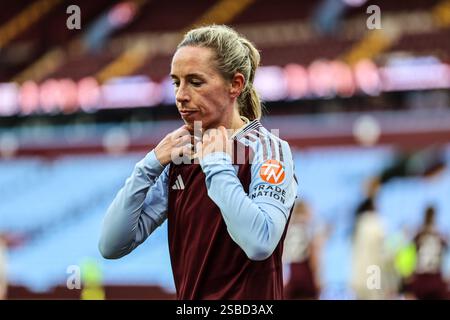 Birmingham, Großbritannien. Februar 2025. Birmingham, England, 2. Februar 2025: Jordan Nobbs (8 Aston Villa) in Aktion während des Barclays Womens Super League Spiels zwischen Aston Villa und Chelsea im Villa Park in Birmingham, England (Natalie Mincher/SPP) Credit: SPP Sport Press Photo. /Alamy Live News Stockfoto