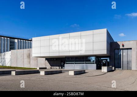Justizvollzugsanstalt Stammheim, JVA. Außenansicht. // 02.02.2025: Stuttgart, Baden-Württemberg, Deutschland, Europa *** Stammheim Gefängnis, JVA Außenansicht 02 02 2025 Stuttgart, Baden Württemberg, Deutschland, Europa Stockfoto
