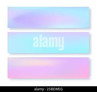 Kreative Bannerkollektion Stock Vektor