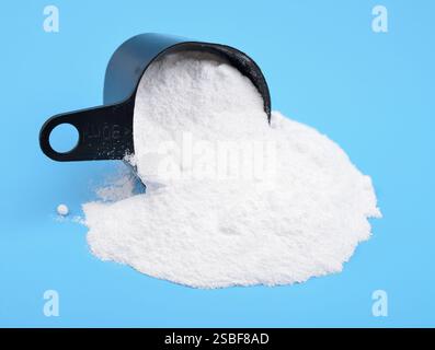 Natriumcarbonat, auch bekannt als Waschnatron, Natronlauge und Natronlauge Stockfoto