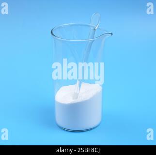 Natriumcarbonat, auch bekannt als Waschnatron, Natronlauge und Natronlauge Stockfoto