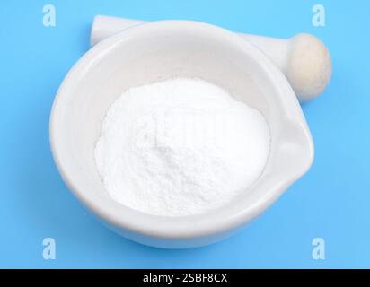 Natriumcarbonat, auch bekannt als Waschnatron, Natronlauge und Natronlauge Stockfoto