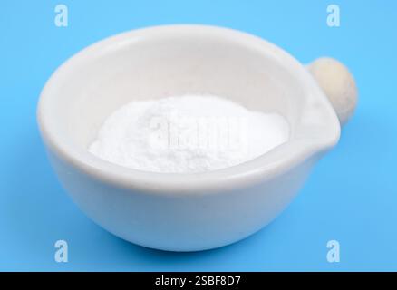 Natriumcarbonat, auch bekannt als Waschnatron, Natronlauge und Natronlauge Stockfoto